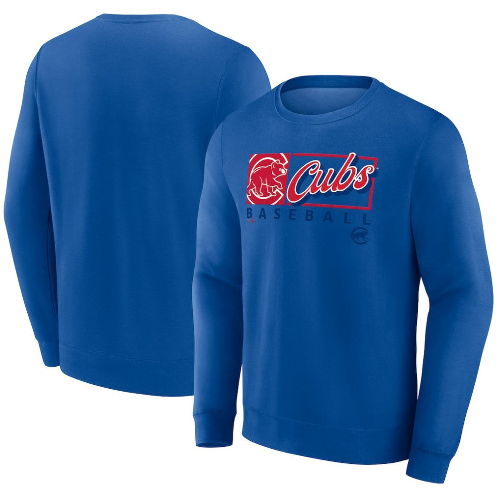 Chicago Cubs Fanatics Focus Fleece Pullover Sweatshirt Lifestyle