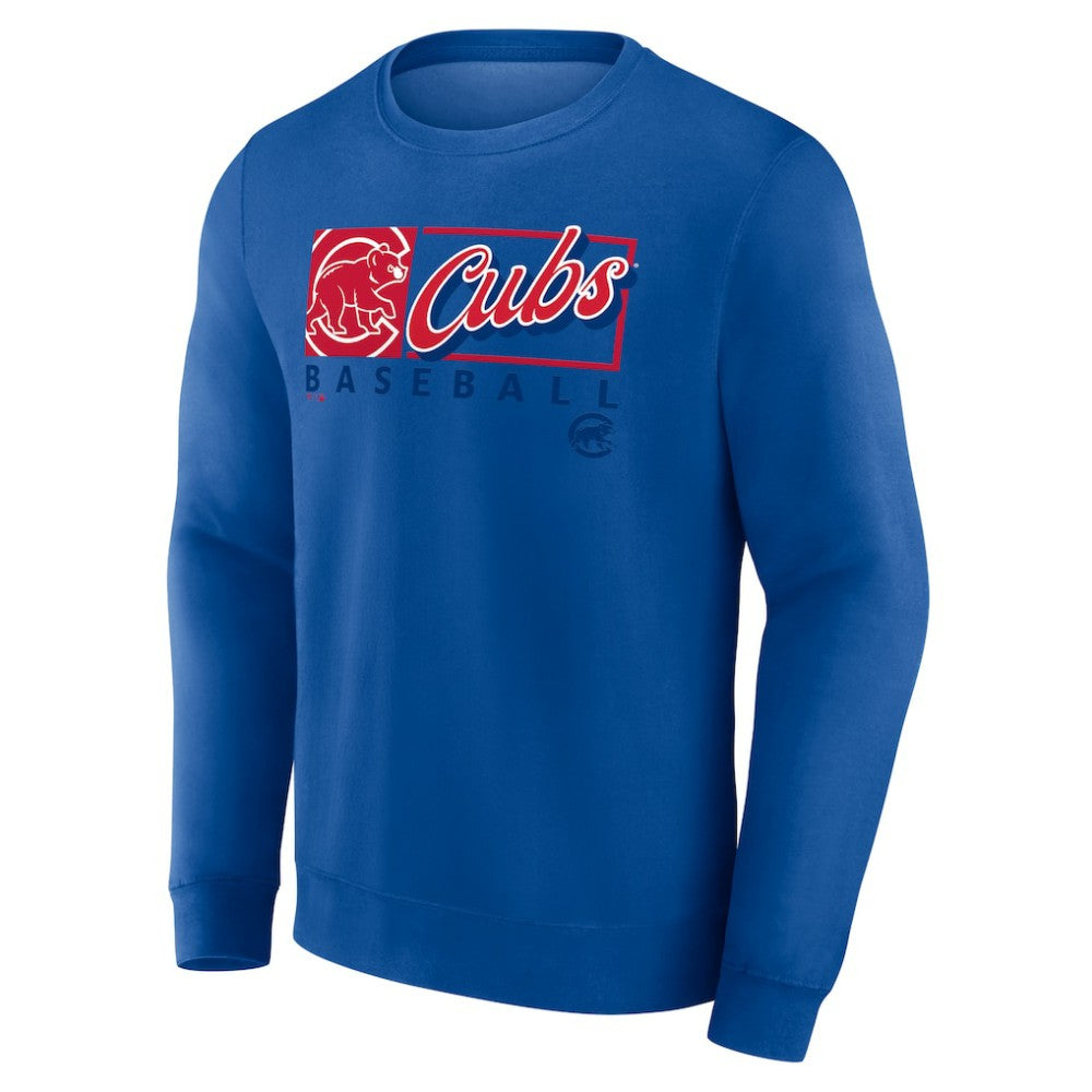 Chicago Cubs Fanatics Focus Fleece Pullover Sweatshirt Lifestyle