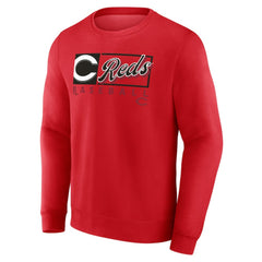 Cincinnati Reds Fanatics Focus Fleece Pullover Sweatshirt discount