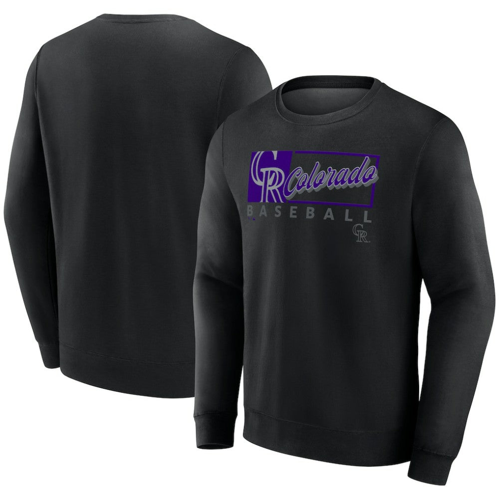 Colorado Rockies Fanatics Focus Fleece Pullover Sweatshirt discount