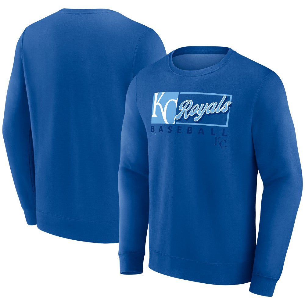 Kansas City Royals Fanatics Focus Fleece Pullover Sweatshirt Lifestyle
