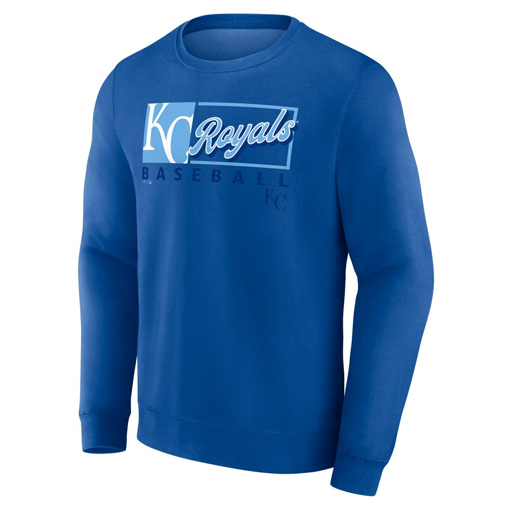 Kansas City Royals Fanatics Focus Fleece Pullover Sweatshirt Lifestyle