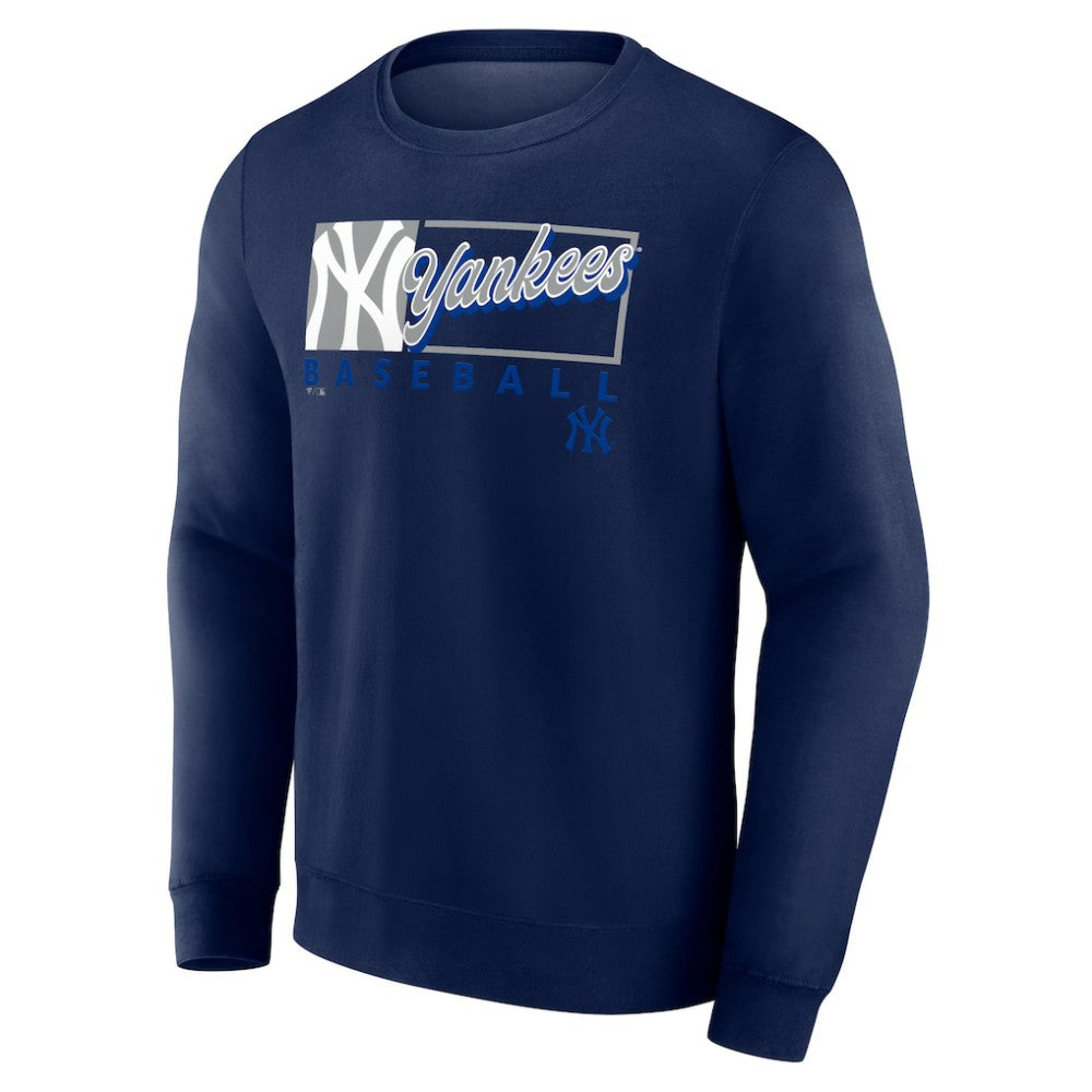 New York Yankees Fanatics Focus Fleece Pullover Sweatshirt Clearance