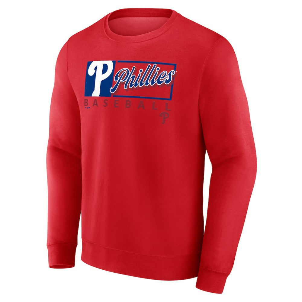 Philadelphia Phillies Fanatics Focus Fleece Pullover Sweatshirt On Sale
