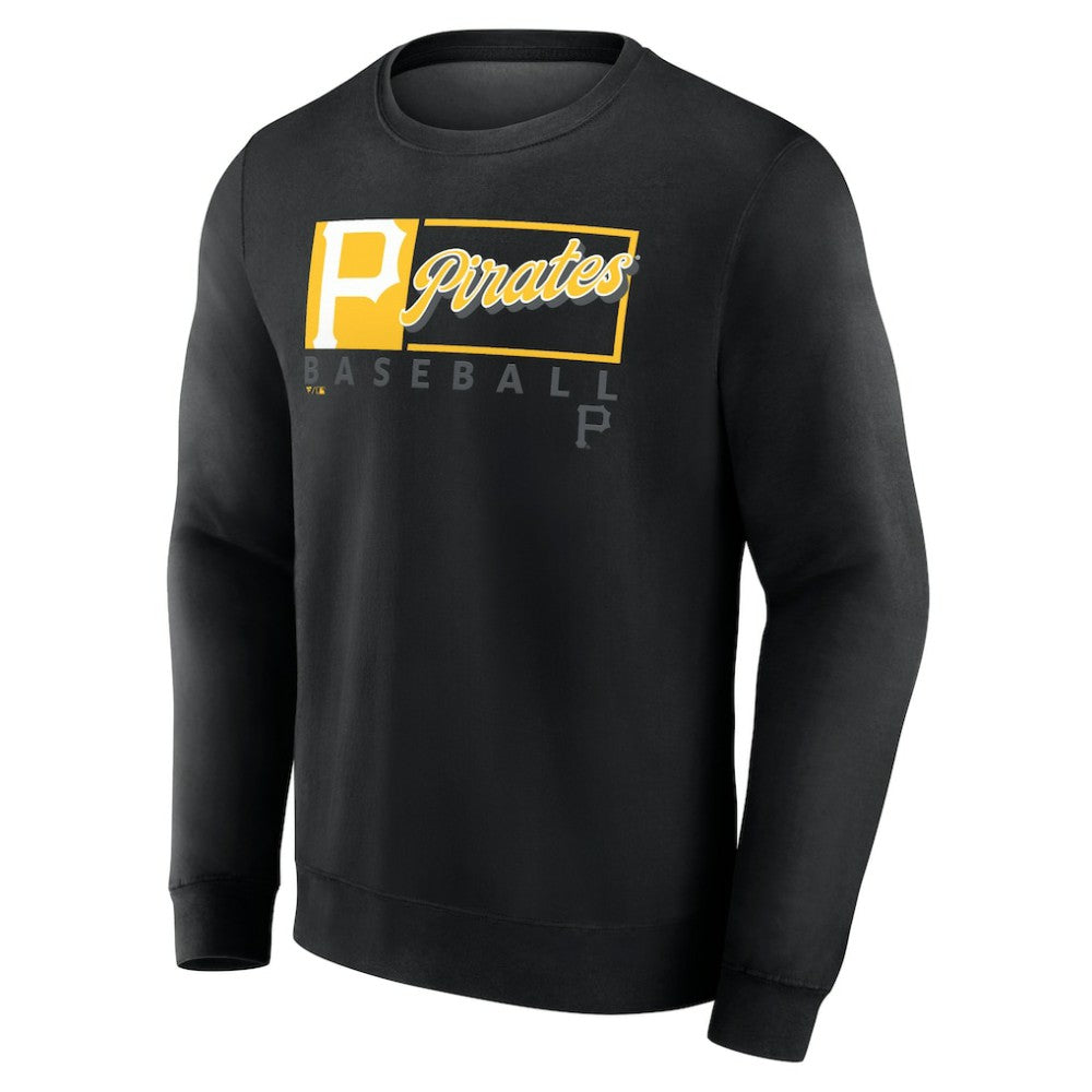 Pittsburgh Pirates Fanatics Focus Fleece Pullover Sweatshirt Lifestyle
