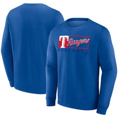 Texas Rangers Fanatics Focus Fleece Pullover Sweatshirt discount