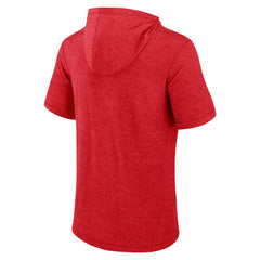 St. Louis Cardinals Fanatics Push Short Sleeve Pullover Hoodie On Sale
