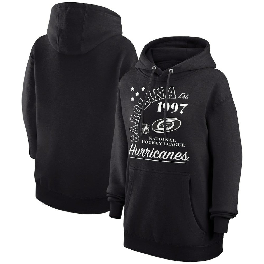 Carolina Hurricanes - Starter Arch City Team Graphic Fleece Pullover Hoodie Black