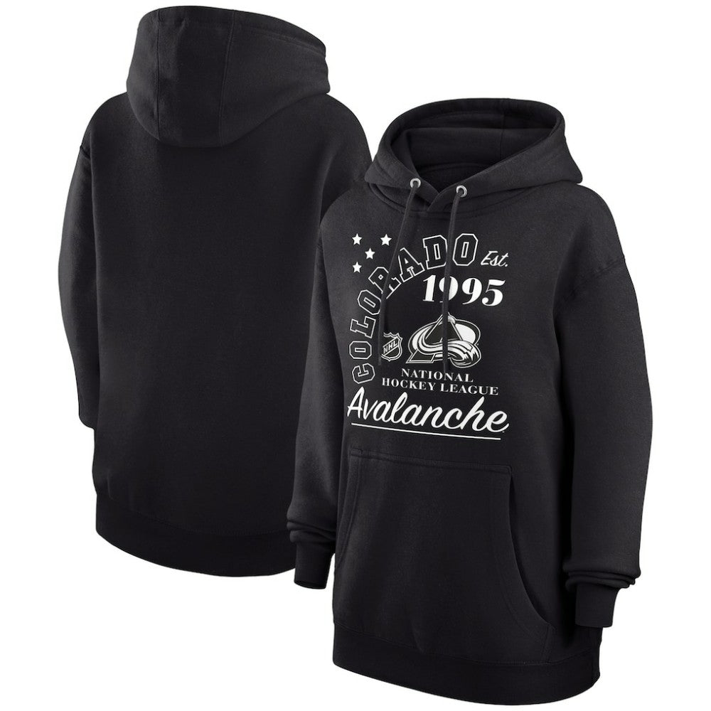 Colorado Avalanche - Starter Arch City Team Graphic Fleece Pullover Hoodie Black
