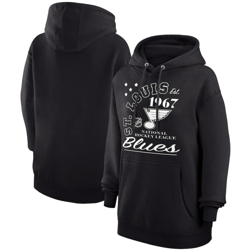 St. Louis Blues - Starter Arch City Team Graphic Fleece Pullover Hoodie Black
