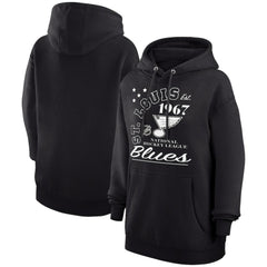 St. Louis Blues - Starter Arch City Team Graphic Fleece Pullover Hoodie Black