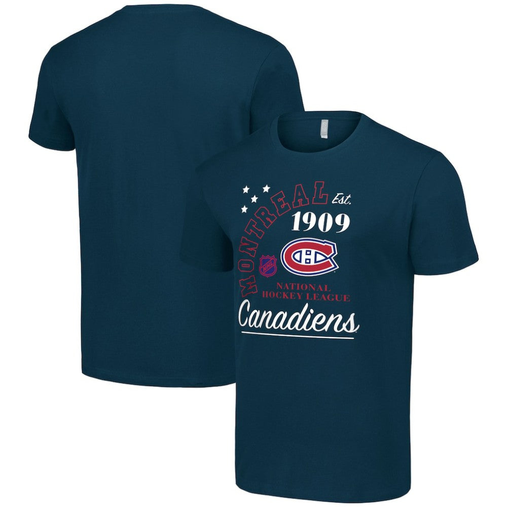 Montreal Canadiens - Starter Arch City Team Graphic T-Shirt Navy