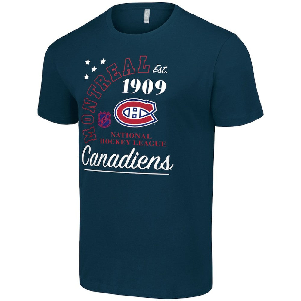 Montreal Canadiens - Starter Arch City Team Graphic T-Shirt Navy