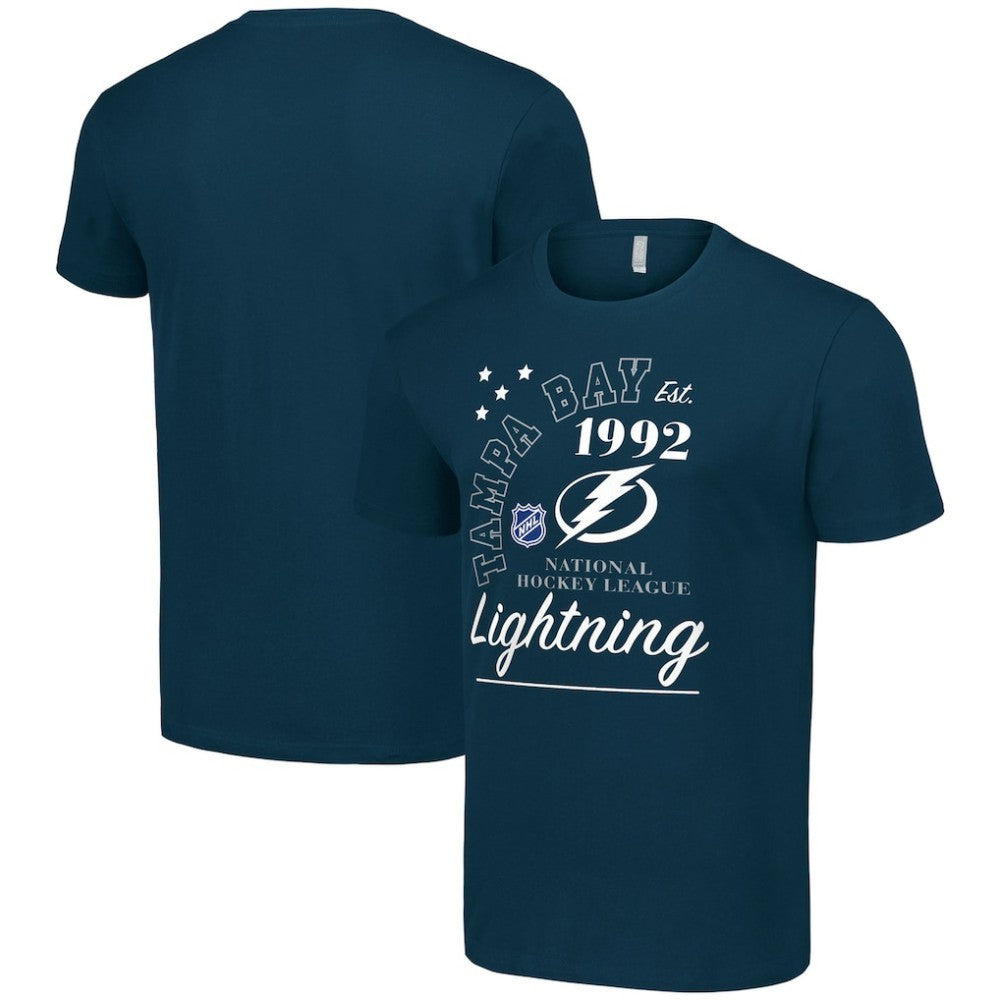Tampa Bay Lightning - Starter Arch City Team Graphic T-Shirt Navy