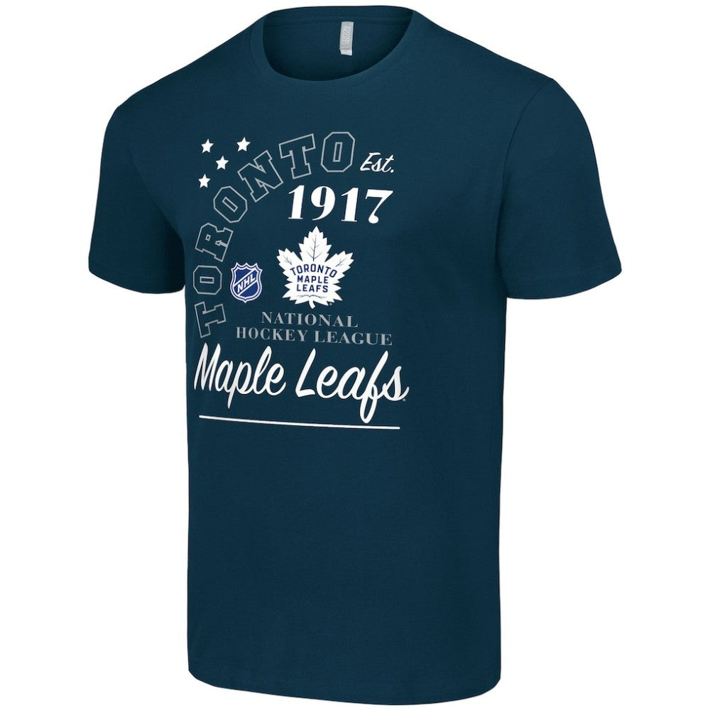 Toronto Maple Leafs - Starter Arch City Team Graphic T-Shirt Navy