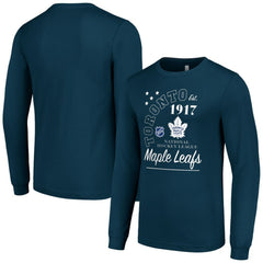 Toronto Maple Leafs - Starter Arch City Theme Graphic Long Sleeve T-Shirt Navy