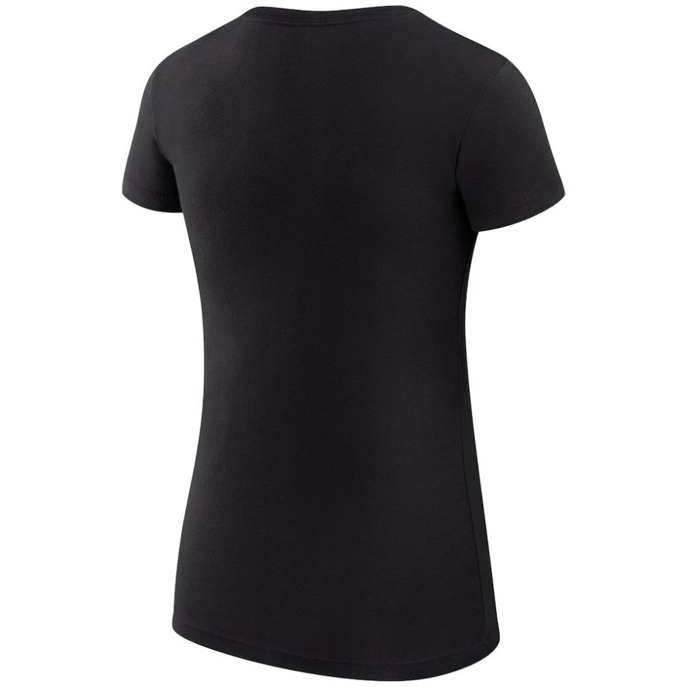 St. Louis Blues - G-III 4Her by Carl Banks Women's Super-Slim Fit Lightweight Dot Print Team T-Shirt Black