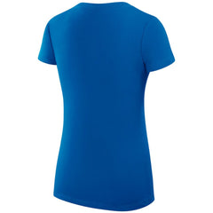 St. Louis Blues - G-III 4Her by Carl Banks Women's Super-Slim Fit Lightweight Dot Print Team V-Neck T-Shirt Blue