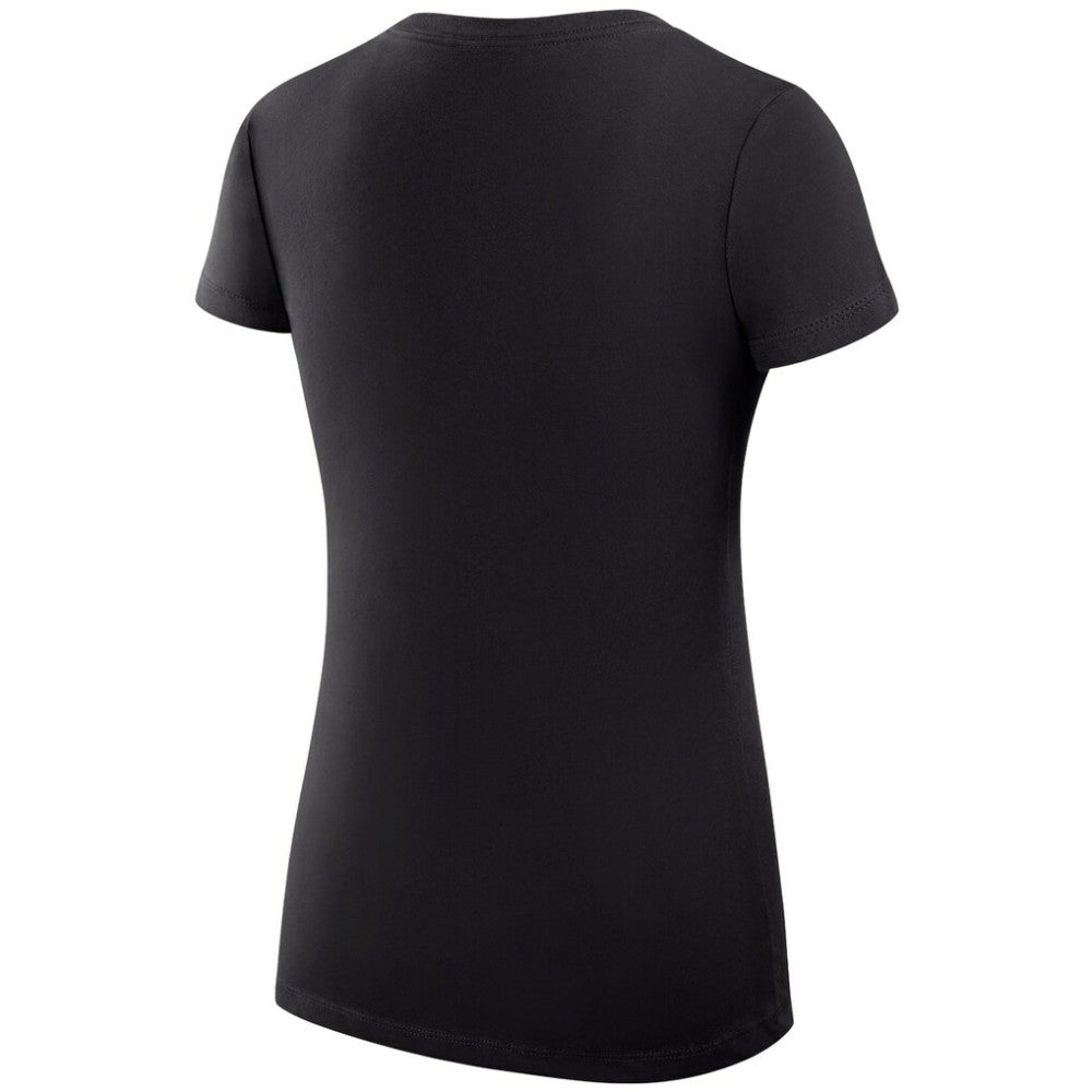 Philadelphia Flyers - G-III 4Her by Carl Banks Women's Super-Slim Fit Lightweight Dot Print Team V-Neck T-Shirt Black