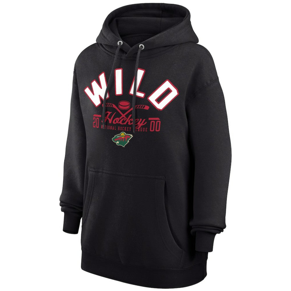 Minnesota Wild - Starter Puck Pullover Hoodie Black