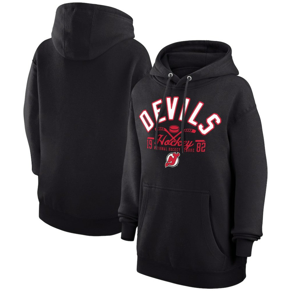 New Jersey Devils - Starter Puck Pullover Hoodie Black