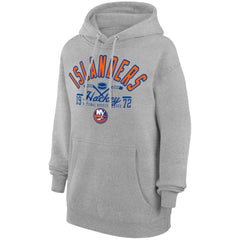 New York Islanders - Starter Puck Pullover Hoodie Heather Gray
