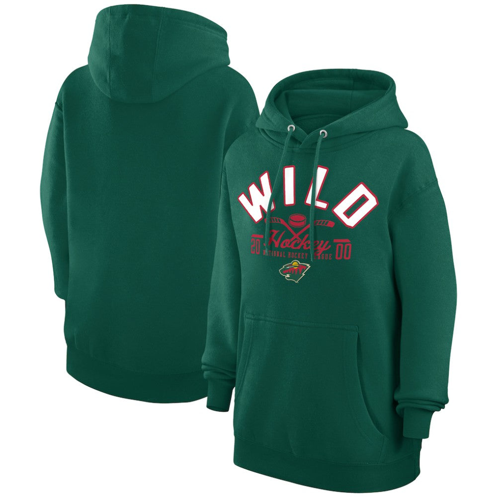 Minnesota Wild - Starter Puck Pullover Hoodie Green