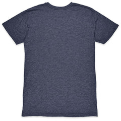 Manchester City Color Crest Twisted Tri-Blend T-Shirts - Heather Navy