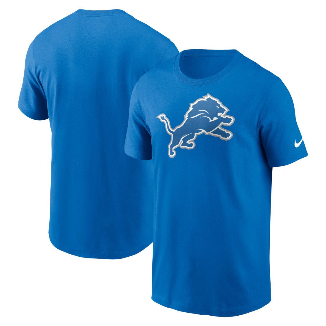 Detroit Lions Primetime Logo Essential T-Shirt Blue - Nike