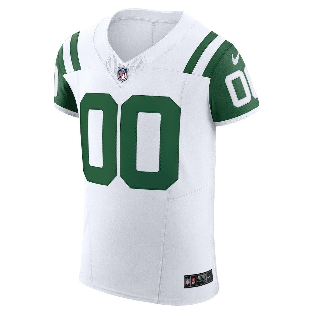 New York Jets Vapor F.U.S.E. Elite Custom Jersey White - Nike
