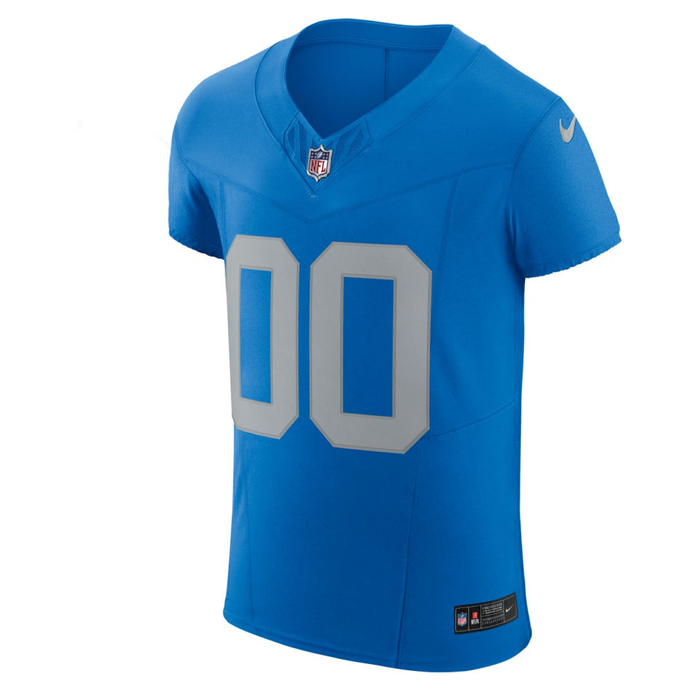 Detroit Lions Alternate Vapor F.U.S.E. Elite Custom Jersey Blue - Nike