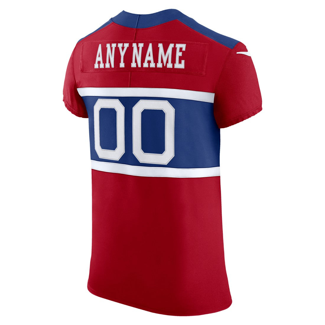 New York Giants Alternate Vapor F.U.S.E. Elite Custom Jersey Red - Nike