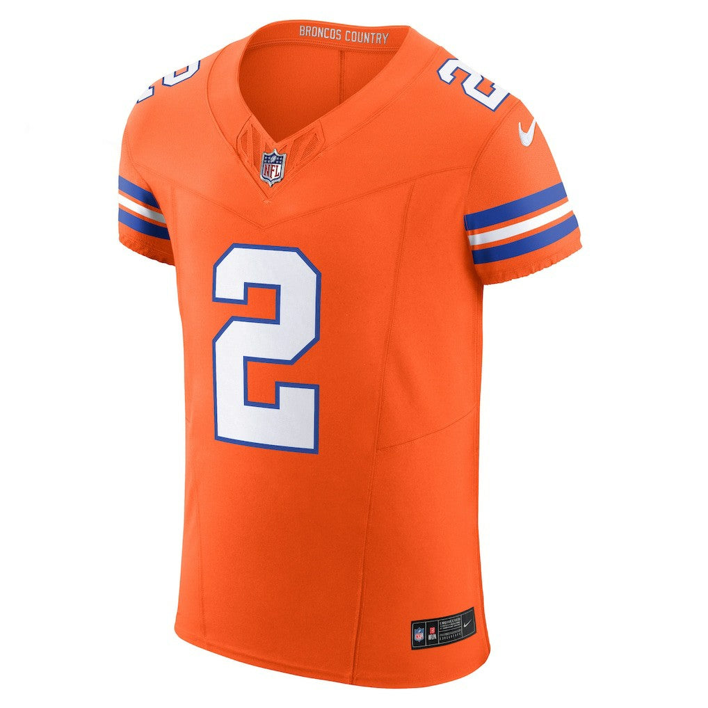 Patrick Surtain II Denver Broncos Vapor F.U.S.E. Elite Jersey Vapor F.U.S.E. Elite Jersey Orange - Nike