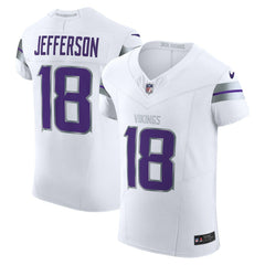 Justin Jefferson Minnesota Vikings Alternate Vapor F.U.S.E. Elite Player Jersey White - Nike