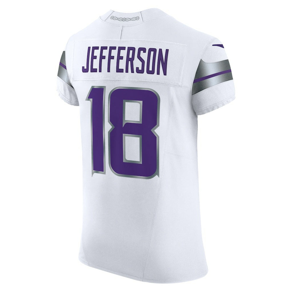 Justin Jefferson Minnesota Vikings Alternate Vapor F.U.S.E. Elite Player Jersey White - Nike