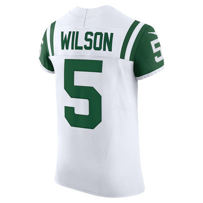 Garrett Wilson New York Jets Classic Alternate Vapor F.U.S.E. Elite Jersey - White | NFL Jerseys