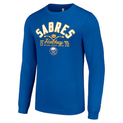 Buffalo Sabres - Starter Puck Long Sleeve T-Shirt Royal