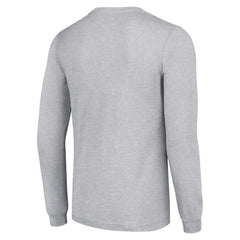 Boston Bruins Starter Puck Long Sleeve T-Shirt Heather Gray