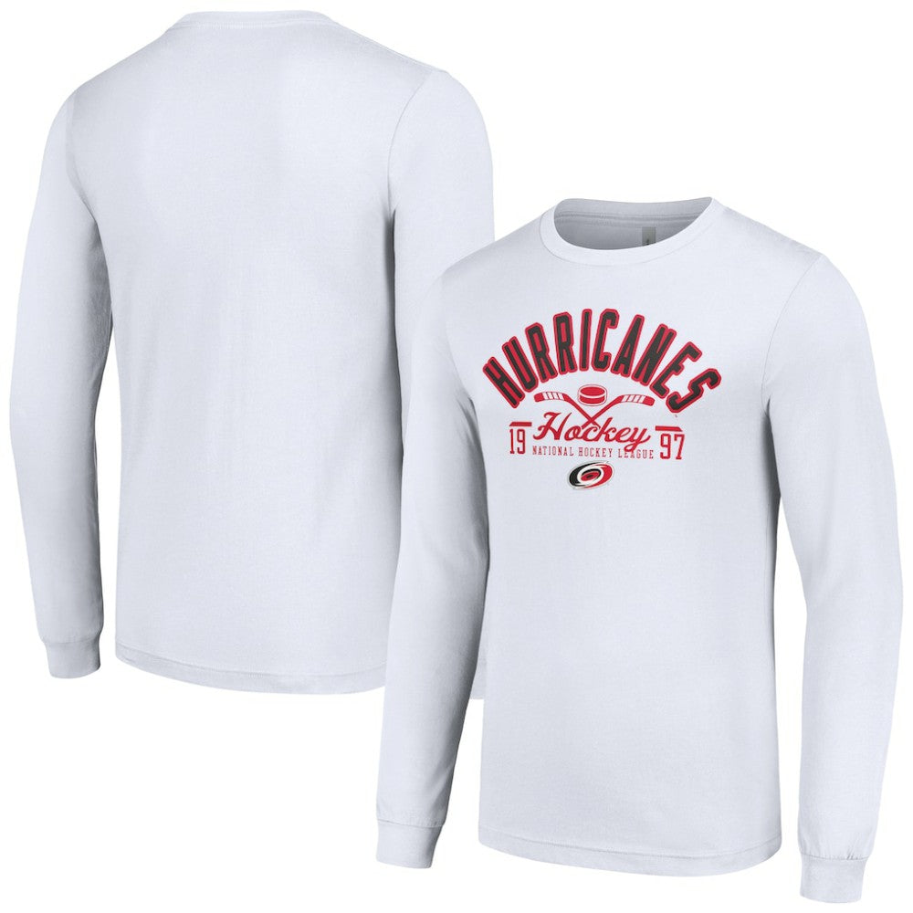 Carolina Hurricanes - Starter Puck Long Sleeve T-Shirt White