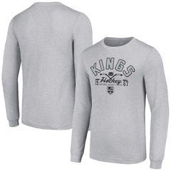 Los Angeles Kings - Starter Puck Long Sleeve T-Shirt Heather Gray