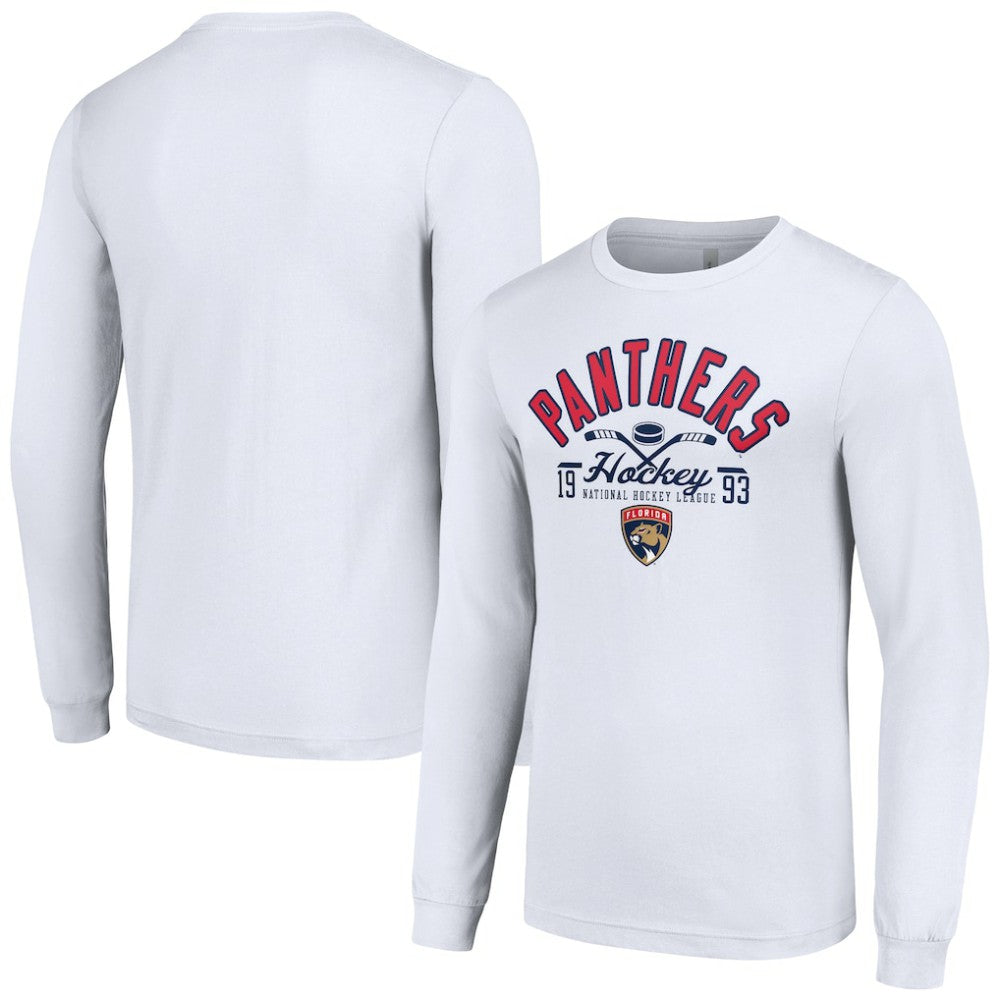 Florida Panthers - Starter Puck Long Sleeve T-Shirt White