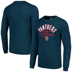 Florida Panthers - Starter Puck Long Sleeve T-Shirt Navy