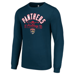 Florida Panthers - Starter Puck Long Sleeve T-Shirt Navy
