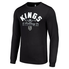 Los Angeles Kings - Starter Puck Long Sleeve T-Shirt Black