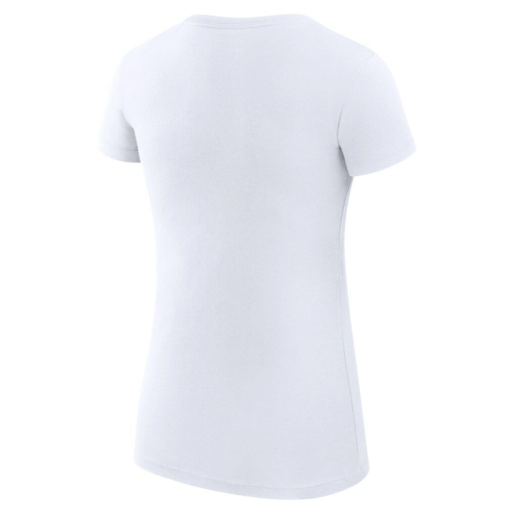 NBA - Denver Nuggets G-III 4Her by Carl Banks Women's Super-Slim Fit Lightweight Basketball Love T-Shirt - White
