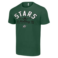 Dallas Stars - Starter Half Puck T-Shirt Green