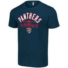 Florida Panthers - Starter Half Puck T-Shirt Navy