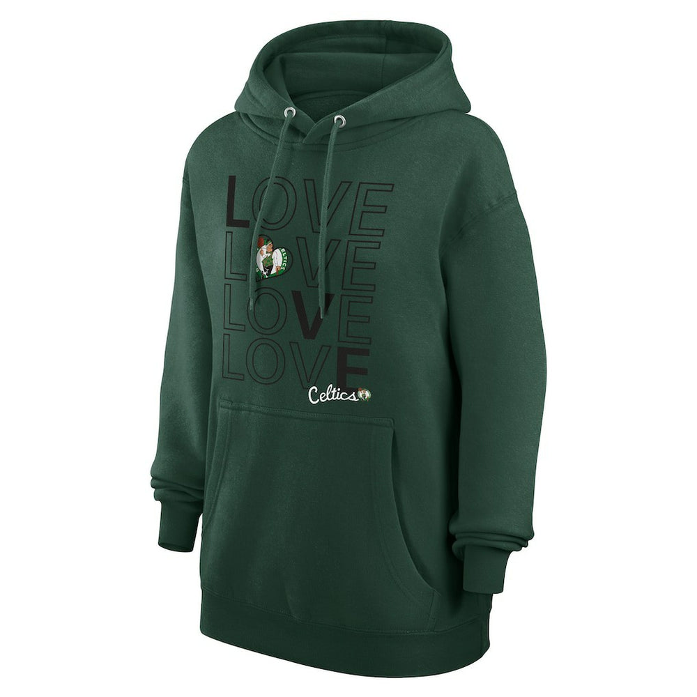 NBA - Boston Celtics G-III 4Her by Carl Banks Women's Basketball Love Fleece Pullover Hoodie - Green