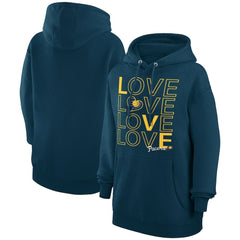 NBA - Indiana Pacers G-III 4Her by Carl Banks Women's Basketball Love Fleece Pullover Hoodie - Navy