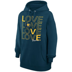 NBA - Indiana Pacers G-III 4Her by Carl Banks Women's Basketball Love Fleece Pullover Hoodie - Navy